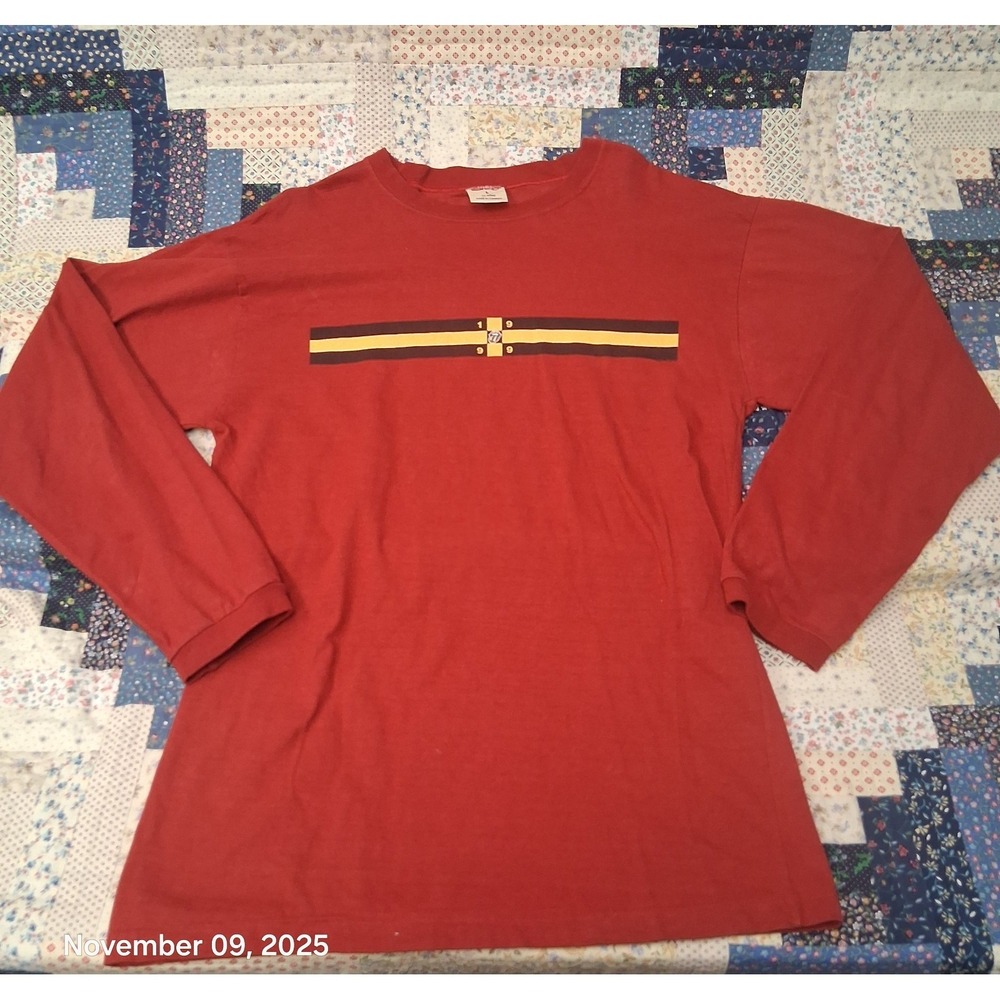 VTG 90s Tommy Hilfiger SWAG 1999 Rolling Stones No Security Tour Shirt Large